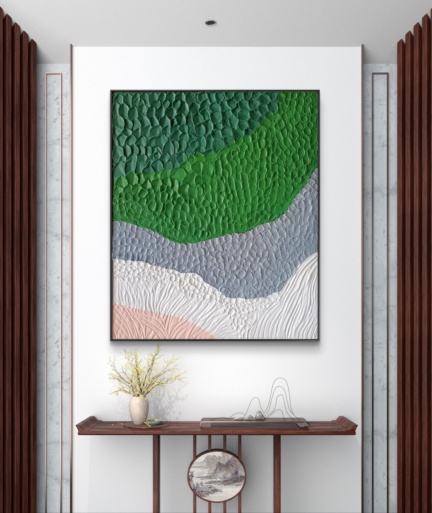 Abstract Texture 3D Wall Art